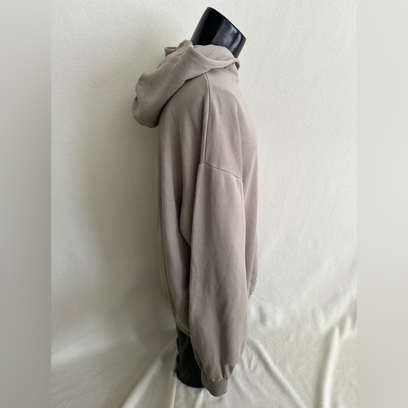 Taylor Swift The Tortured Poets Department Women’s XL Tan TTPD Embossed Hoodie - Picture 6 of 9